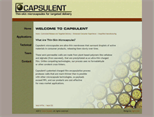 Tablet Screenshot of capsulent.com